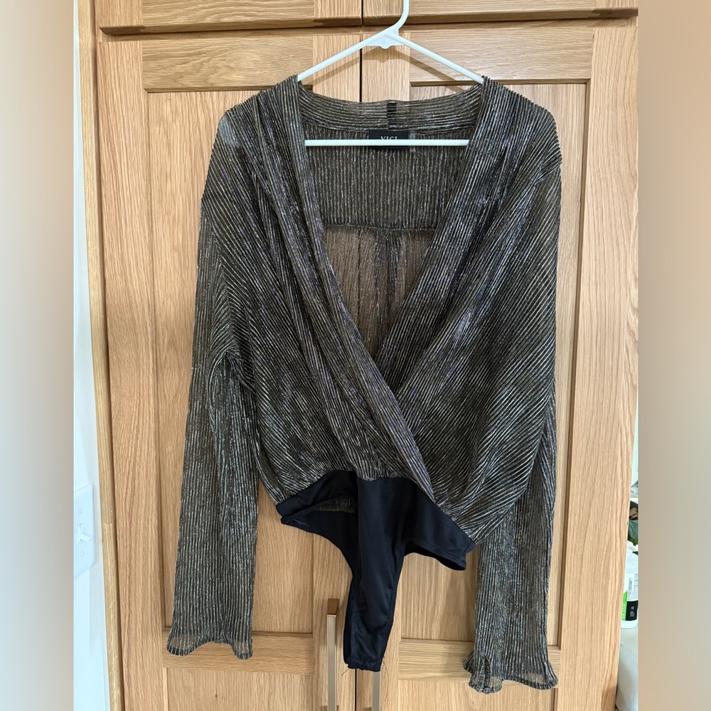 VICI dark solstice lurex bodysuit